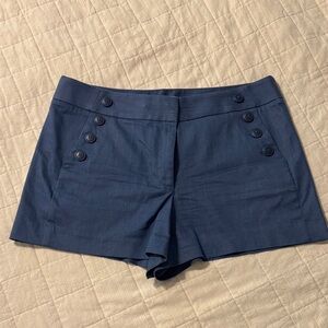 LOFT Riviera Button-Detail Shorts